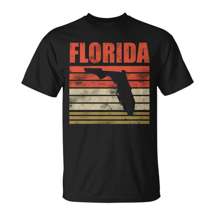 Vintage Florida State Map Unisex T-Shirt