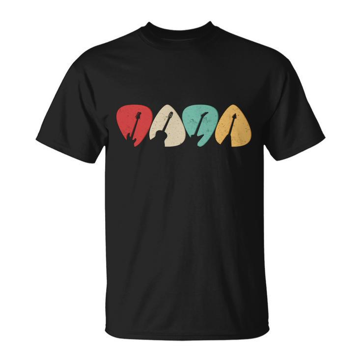 Vintage Guitar Picks Unisex T-Shirt