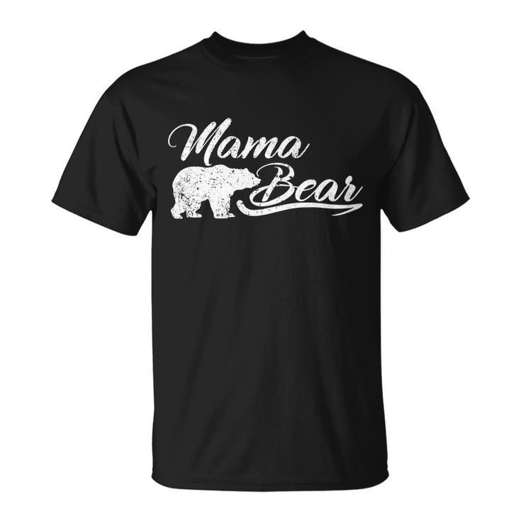 Vintage Mama Bear Retro Mother Logo Unisex T-Shirt
