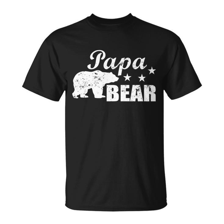 Vintage Papa Bear Tshirt Unisex T-Shirt