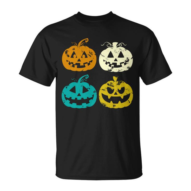 Vintage Pumpkin Halloween Unisex T-Shirt