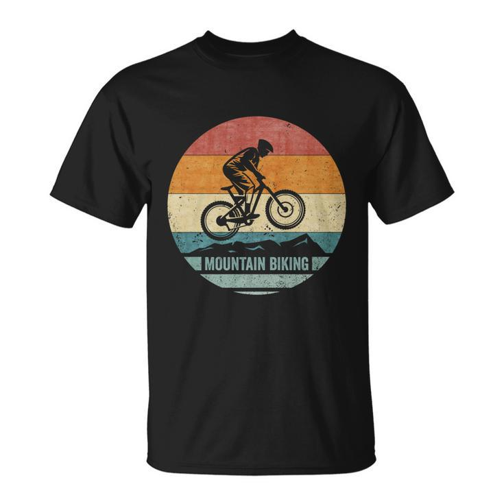 Vintage Retro Downhill Mountain Bike Mtb Mountain Biking Gift Unisex T-Shirt