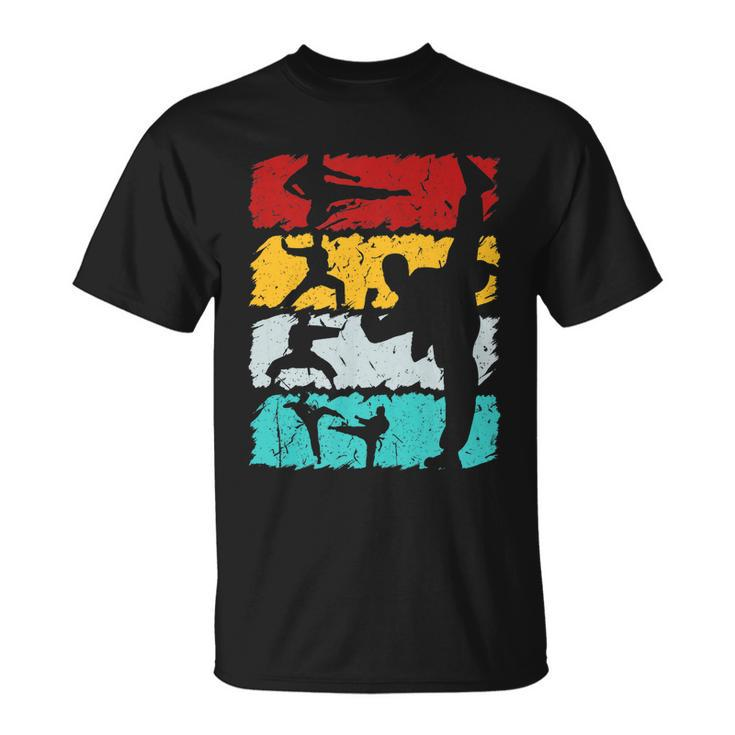 Vintage Retro Taekwondo Karate V2 T-shirt