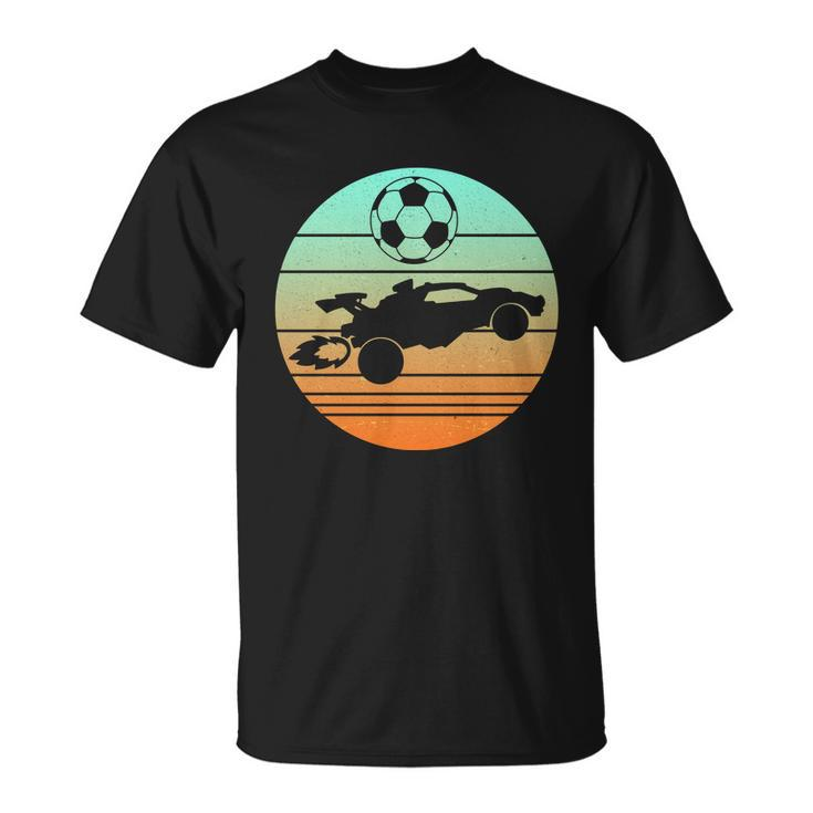 Vintage Rocket Rc Soccer Car League Gamer Unisex T-Shirt