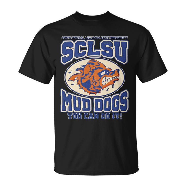 Vintage Sclsu Mud Dogs Classic Football Unisex T-Shirt