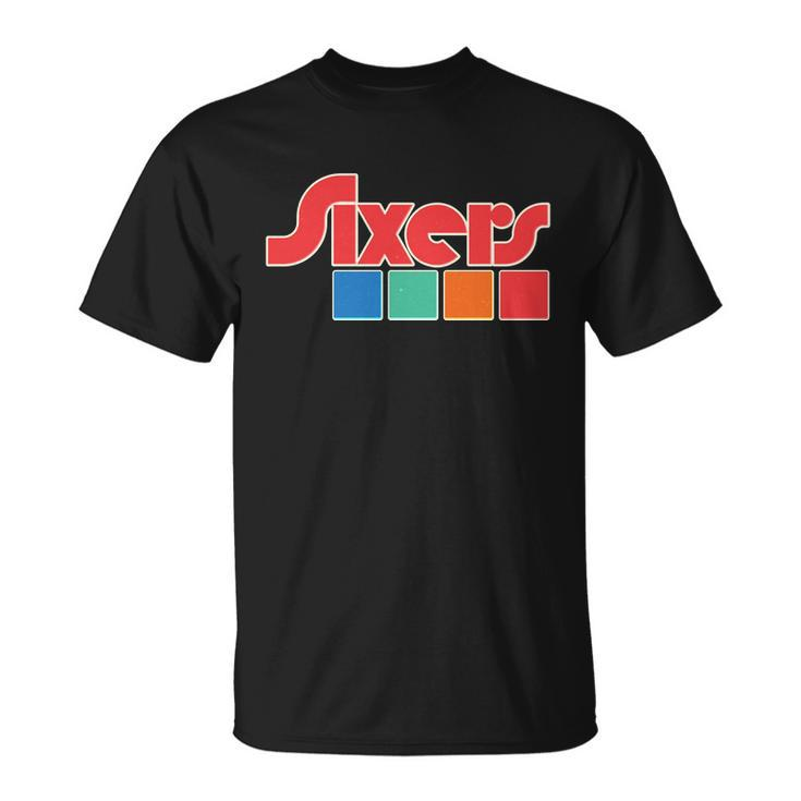 Vintage Style Sixers Sports Logo Unisex T-Shirt
