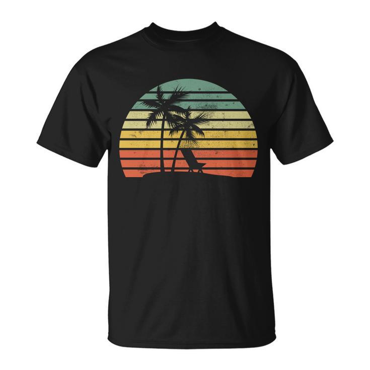 Vintage Sunset Beach Tshirt Unisex T-Shirt