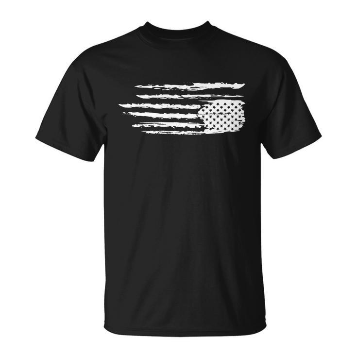We Are Not Ok Upside Down Usa Flag In Distress Unisex T-Shirt