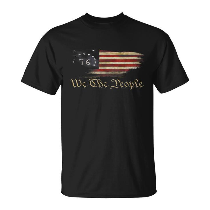 We The People American History 1776 Independence Day Vintage Unisex T-Shirt