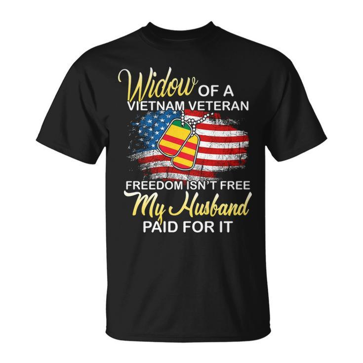 Widow Of Viet Nam Veteran Unisex T-Shirt