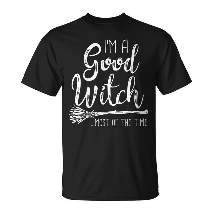 Womens Im A Good Witch Funny Halloween  Unisex T-Shirt