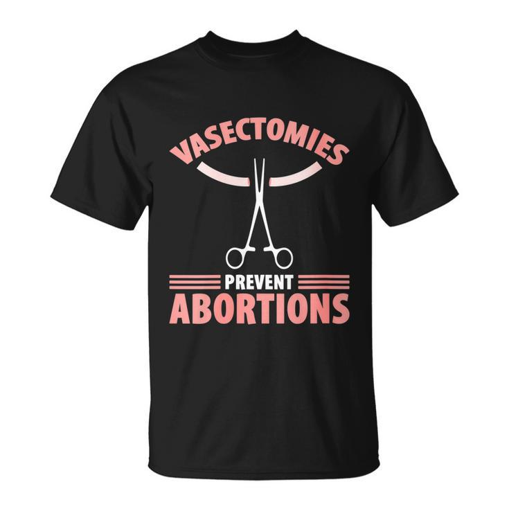 Womenss Funny Vasectomy Retired Baby Maker Vasectomy Survivor Unisex T-Shirt