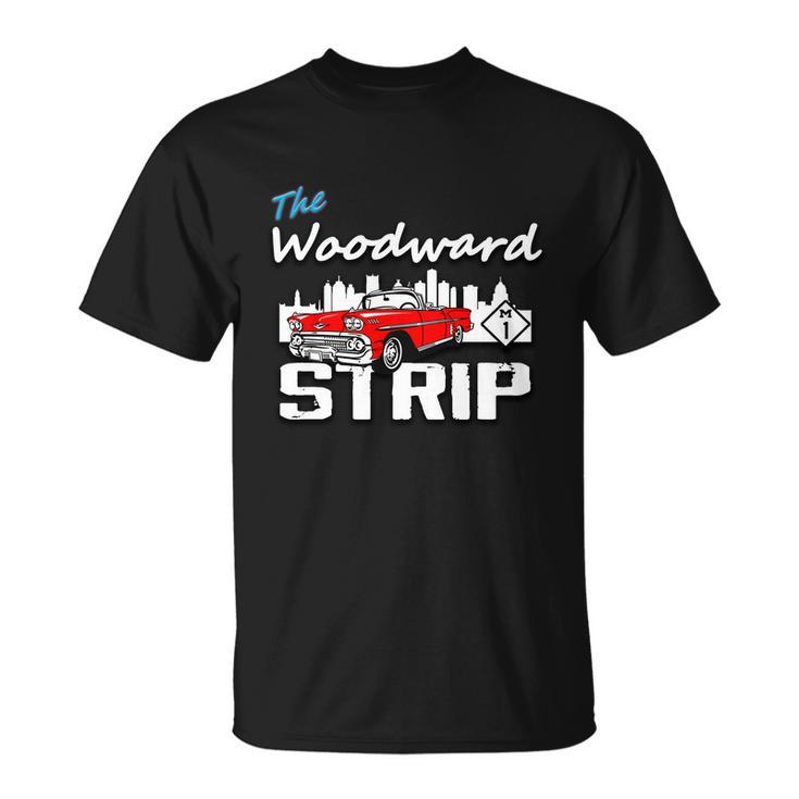 Woodward Strip Classic Car T-Shirt