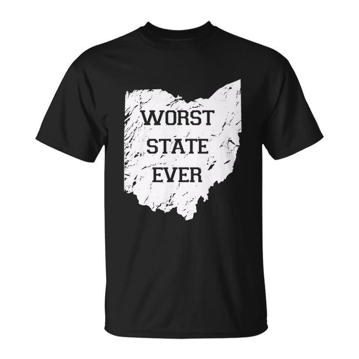 Worst State Ever Ohio Sucks Tshirt Unisex T-Shirt