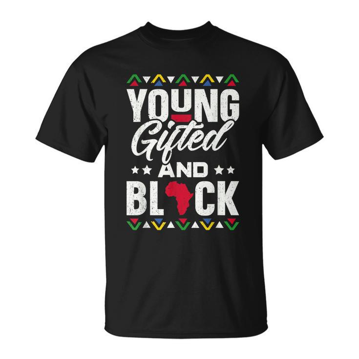 Young ed & Black African Pride Black History Month T-shirt