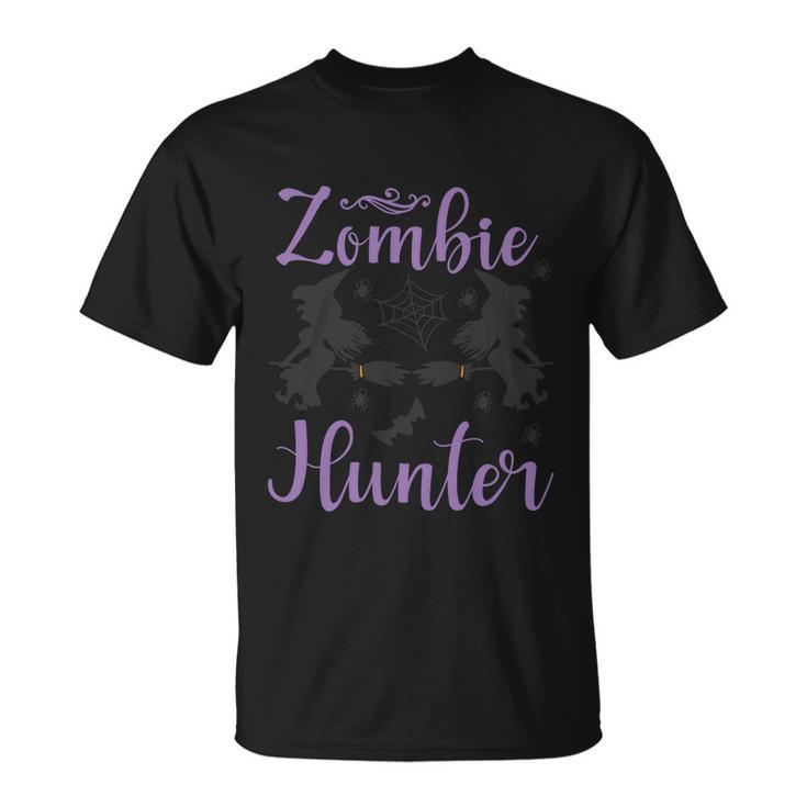 Zombie Hunter Witch Halloween Quote Unisex T-Shirt