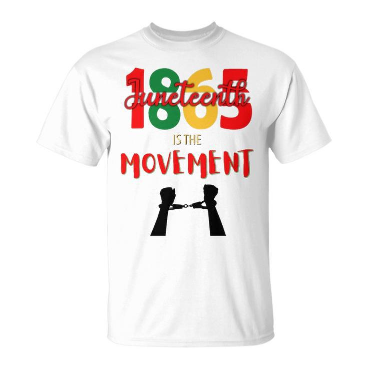 1865 Juneteenth Í The Movement T-shirt