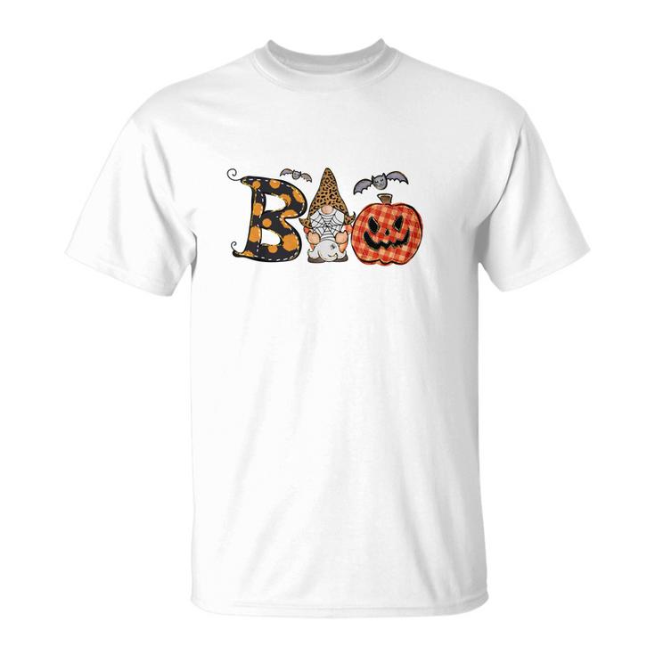 Boo Creww Gnomes Leopard Funny Halloween Unisex T-Shirt