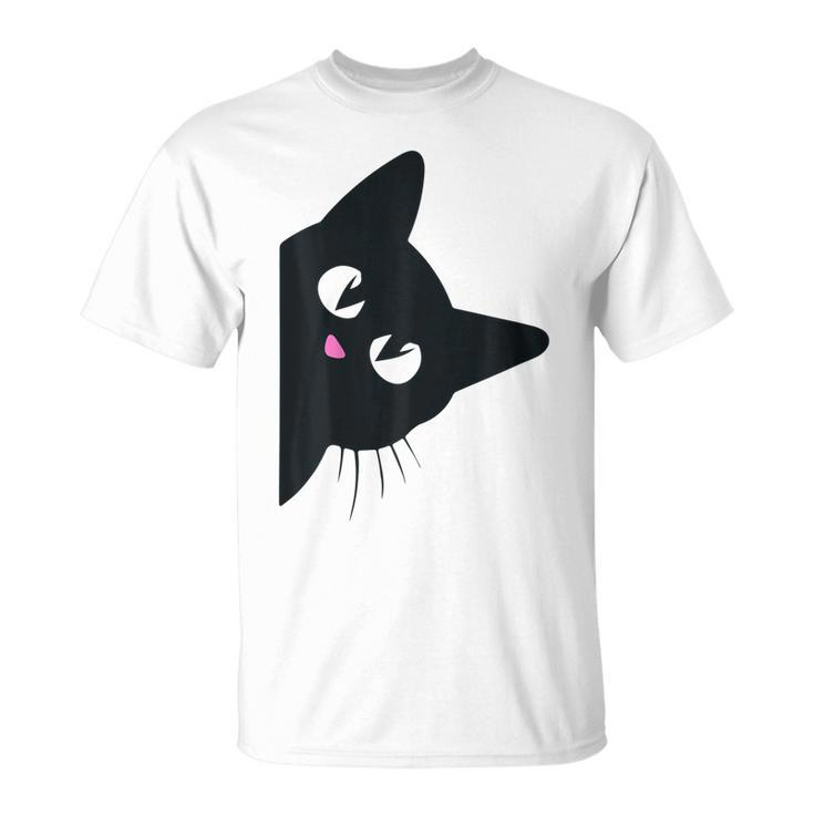 Cute Black Cat Halloween Costume Kitten Kids Toddler Adult  Unisex T-Shirt