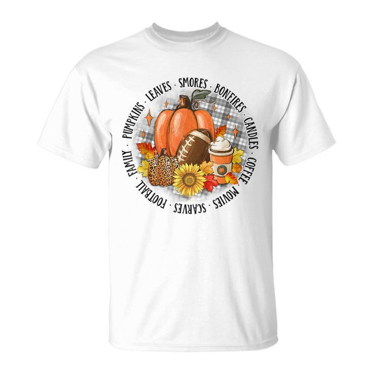 Cute Halloween Autumn Season Vibes For Autumn Lovers T-shirt