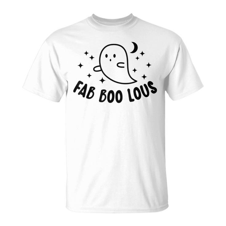 Faboolous Ghost Halloween Costume For Men Women Boo Crew Pun  Unisex T-Shirt