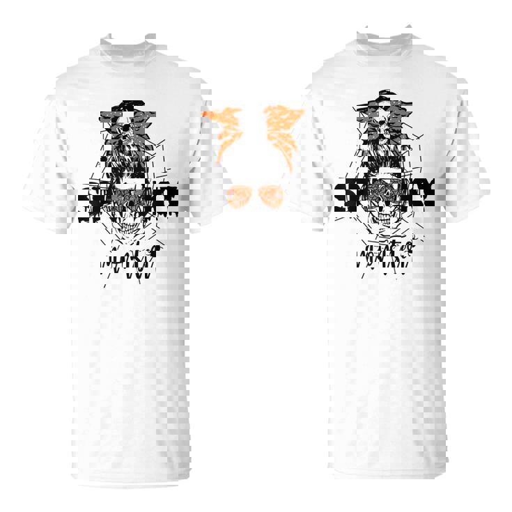 Funny Halloween Spooky Momster Skull Mama Costume For Mom  Unisex T-Shirt