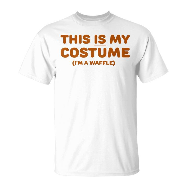 Funny Waffle Halloween Costume  Trick Or Treat Party Unisex T-Shirt
