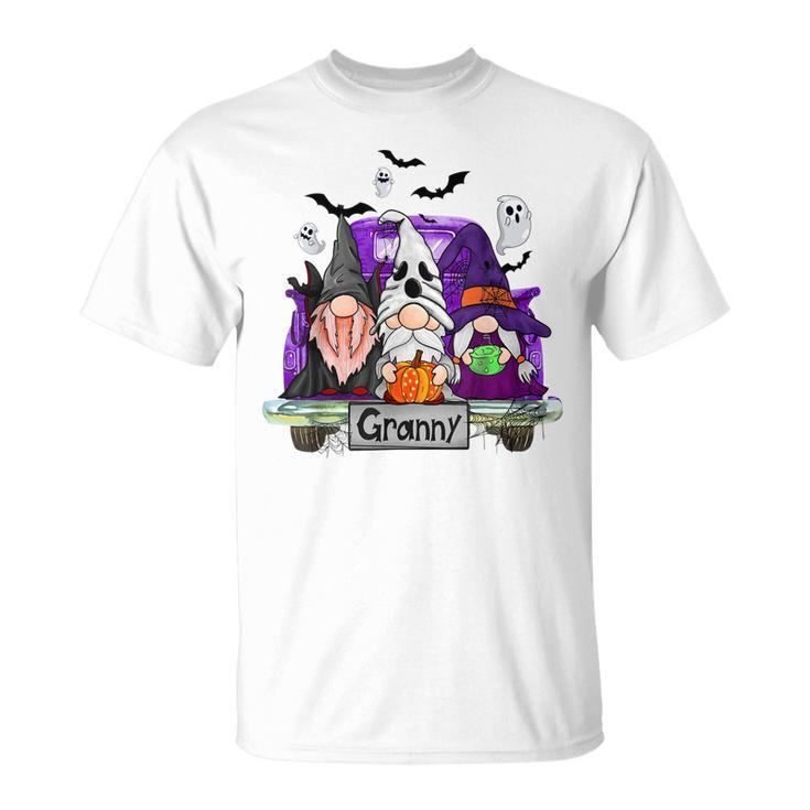 Gnomes Witch Truck Granny Funny Halloween Costume  Unisex T-Shirt