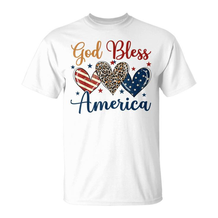 God Bless America Patriotic 4Th Of July American Christians  Unisex T-Shirt
