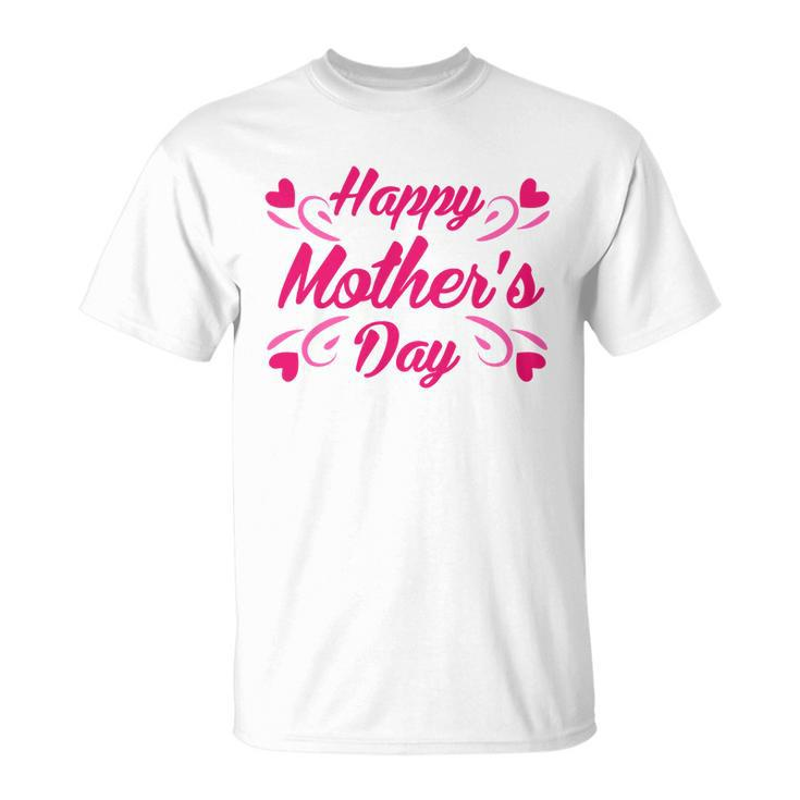 Happy Mothers Day Hearts Gift Tshirt Unisex T-Shirt