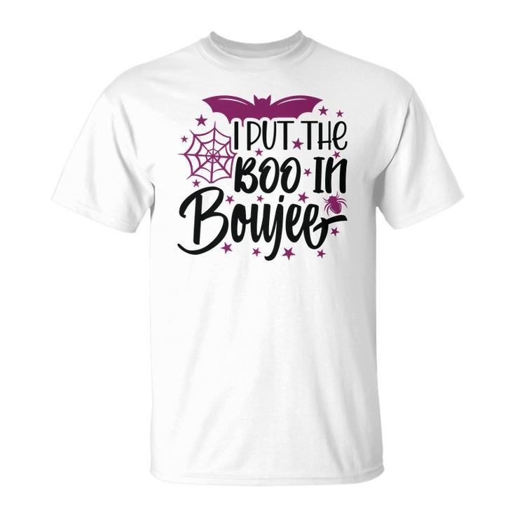 I Put The Boo In Boujee Bat Halloween Unisex T-Shirt