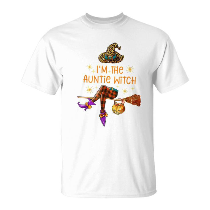 Im The Auntie Witch Spooky Auntie Witchy Halloween  Unisex T-Shirt