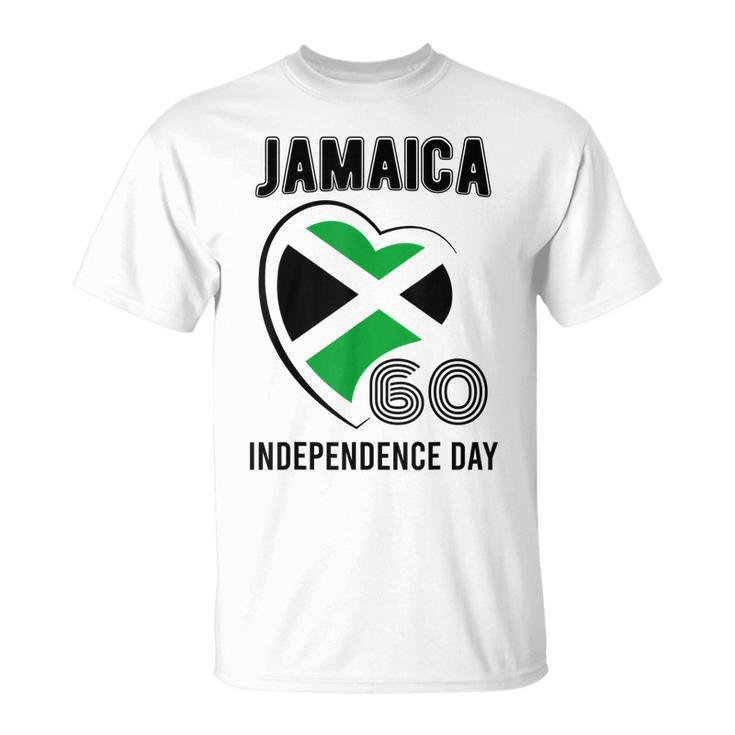 Jamaica 60Th Independence Day Jamaica 60 Independence Yellow T-shirt