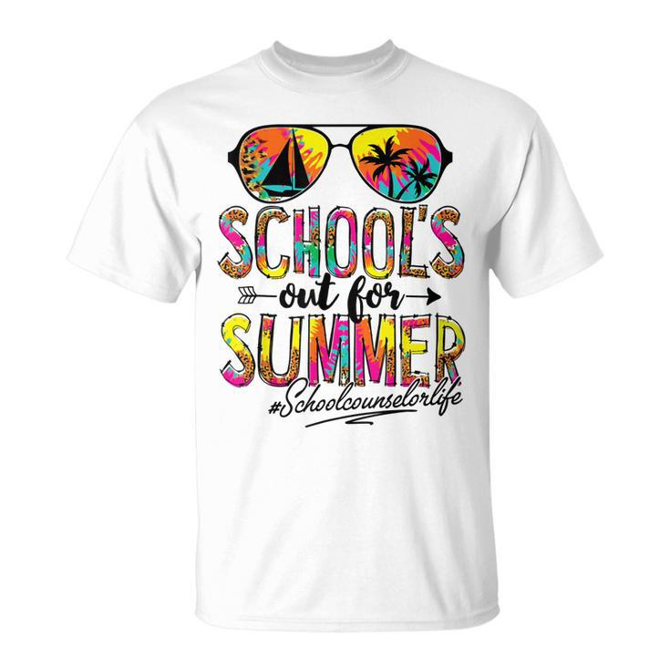 Last Day Of School Schools Out For Summer School Counselor T-shirt