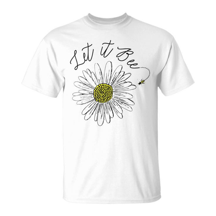 Let It Bee Hippie Sun Flower Zone T-shirt