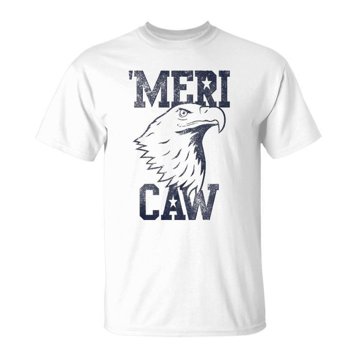 Meri Caw Eagle Head Graphic 4Th Of July Unisex T-Shirt