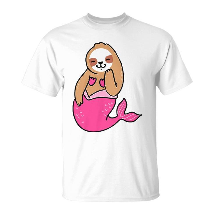 Mermaid Sloth  Cute Sloth Unisex T-Shirt