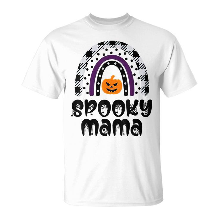 One Spooky Mama Funny Family Halloween Costume Matching Gift  Unisex T-Shirt