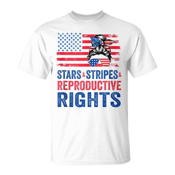 Patriotic 4Th Of July  Stars Stripes Reproductive Right  V2 Unisex T-Shirt
