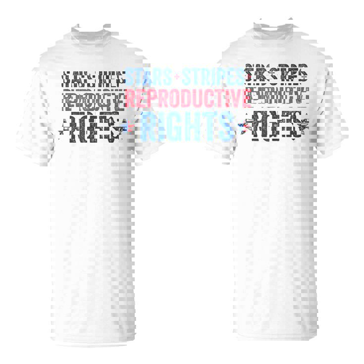 Patriotic 4Th Of July  Stars Stripes Reproductive Right  V5 Unisex T-Shirt