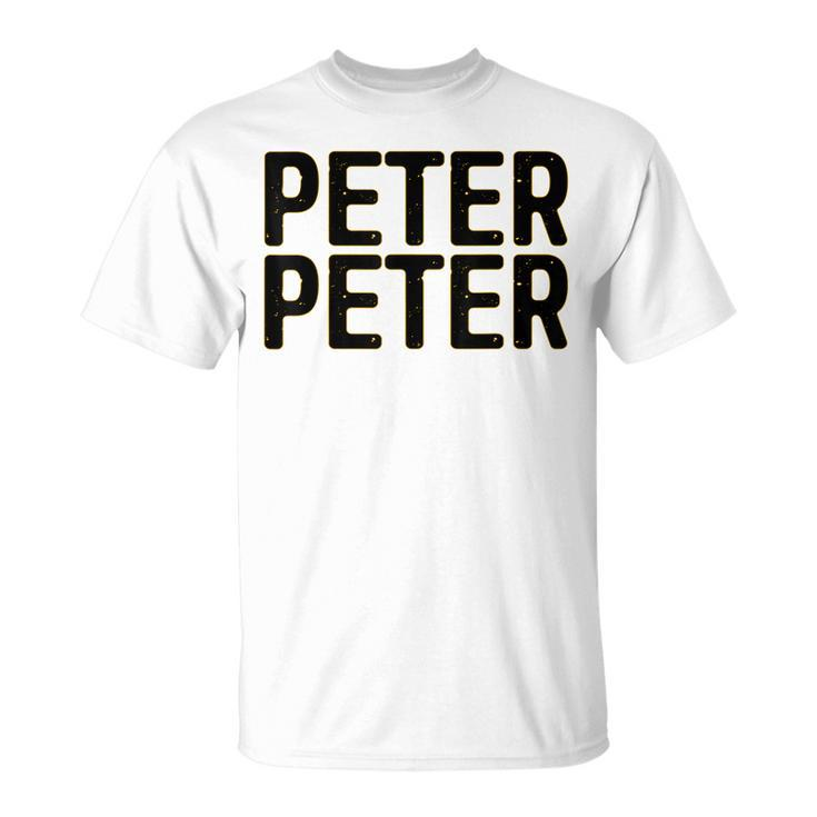Peter Peter  Halloween Pumpkin Eater Costume Shirt Men Women T-shirt Graphic Print Casual Unisex Tee