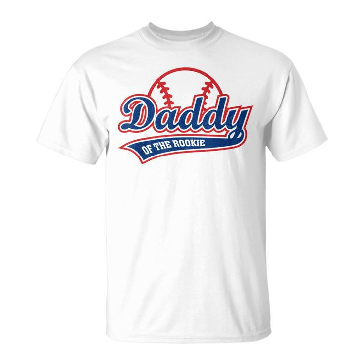 Retro Baseball Daddy Of The Rookie T-shirt