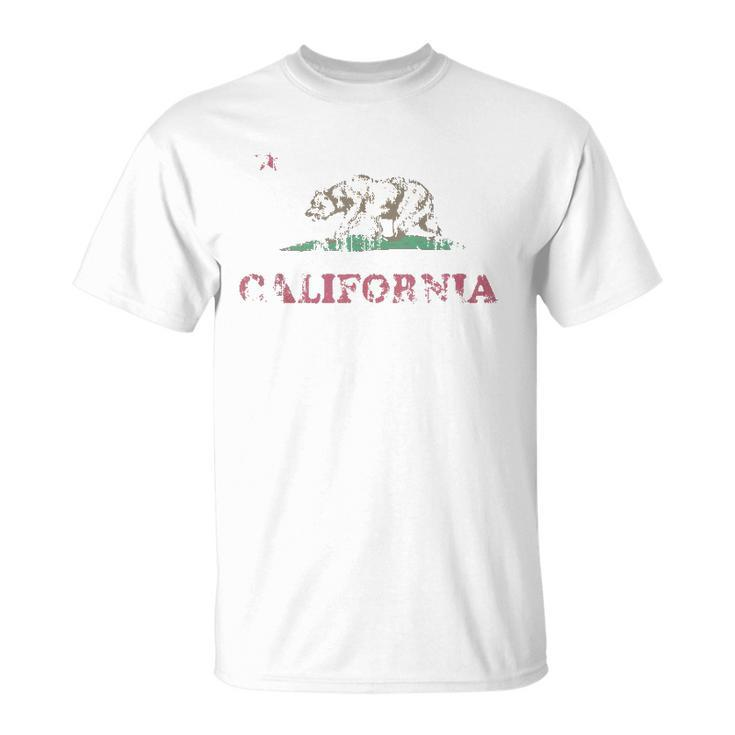 Retro California Republic Flag  V2 Unisex T-Shirt