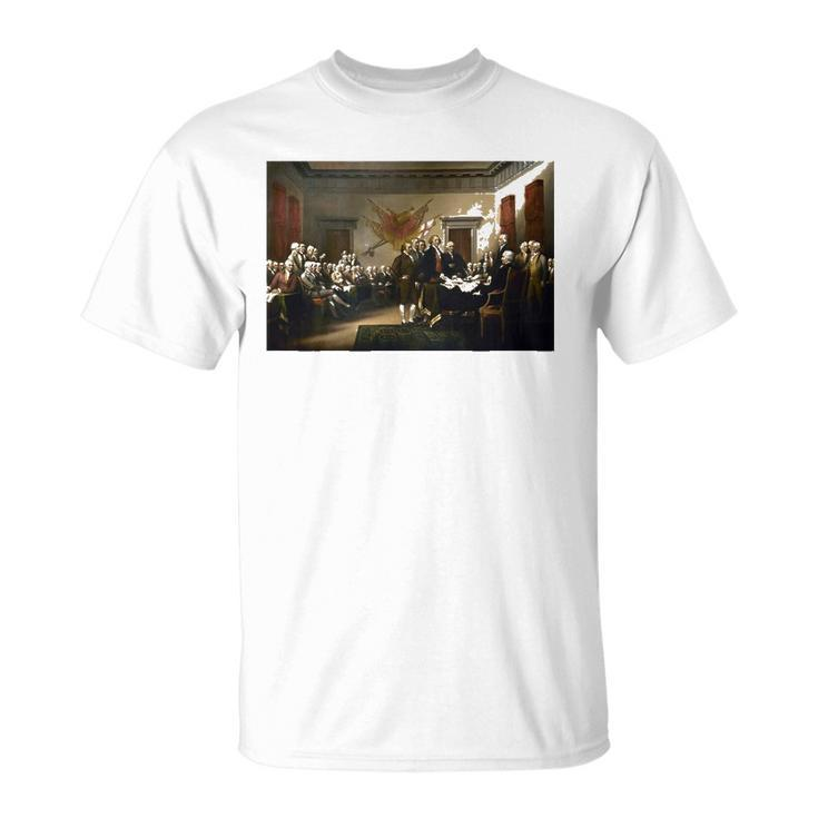 Signing The Declaration Of Independence 4Th Of July Unisex T-Shirt