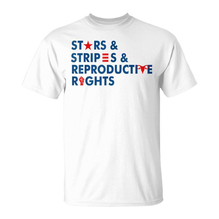 Stars & Stripes & Reproductive Rights 4Th Of July  V5 Unisex T-Shirt