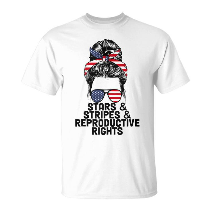 Stars Stripes Reproductive Rights Patriotic 4Th Of July  V14 Unisex T-Shirt