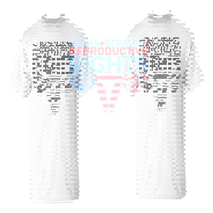 Stars Stripes Reproductive Rights Patriotic 4Th Of July  V22 Unisex T-Shirt