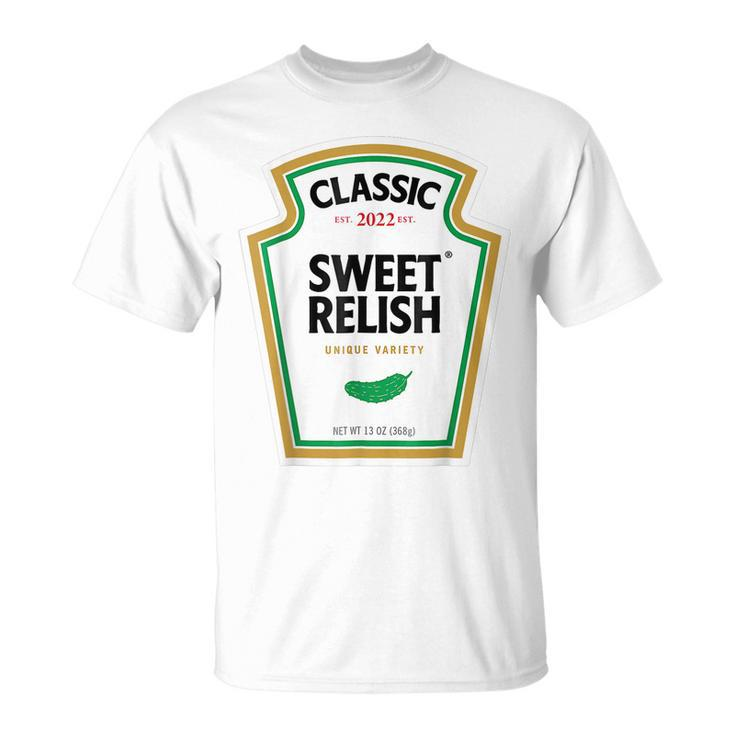 Sweet Relish Diy Halloween Condiment Green Pickle T-shirt