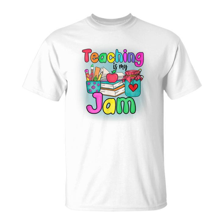 Teaching Is My Profession Jam Cute Graphic Teachers T-shirt