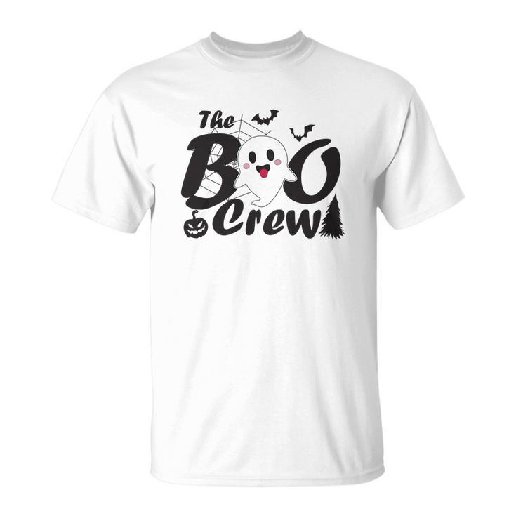 The Boo Crew Cute Ghost Happy Halloween Unisex T-Shirt